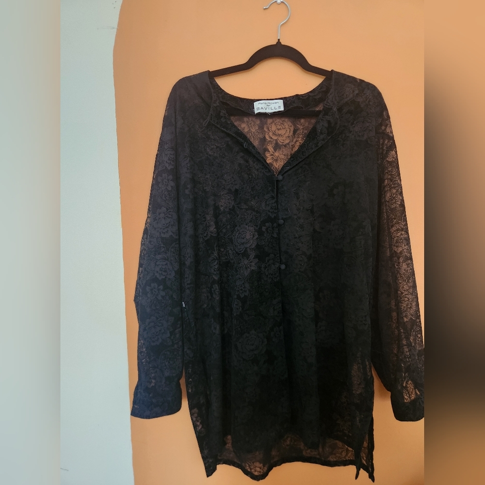 Black Button-Up Shirt